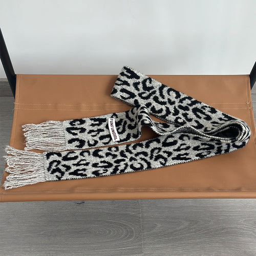 Korean Style High-grade Wool Knitted Small Scarf