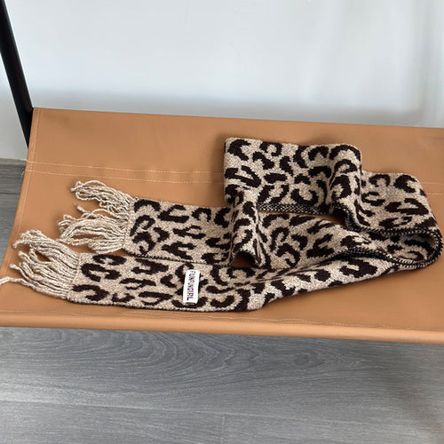 Korean Style High-grade Wool Knitted Small Scarf